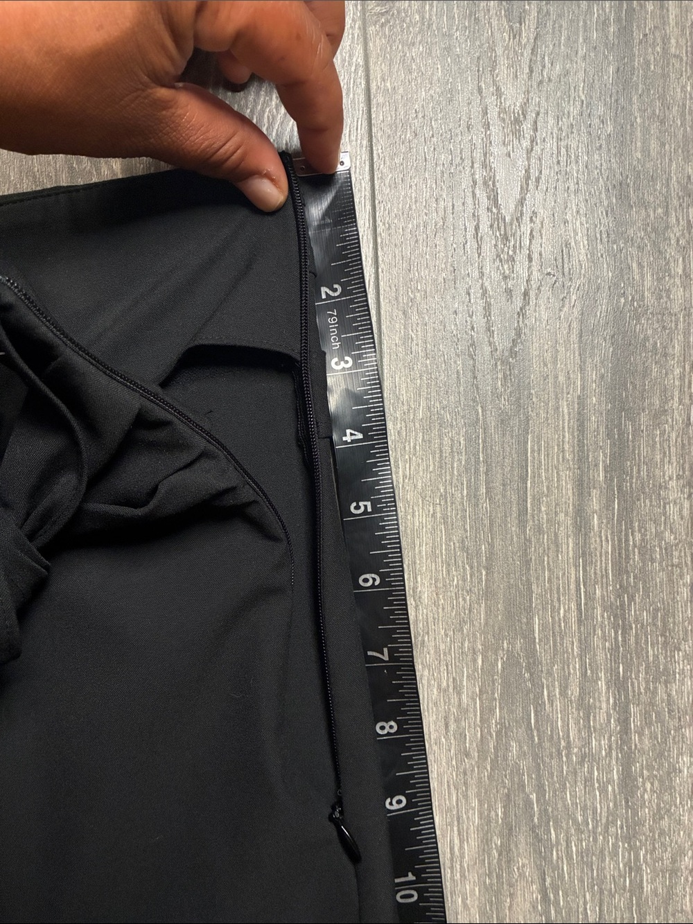 Black High-Waisted Tie-Waist Trousers XXL - Picture 3 of 5
